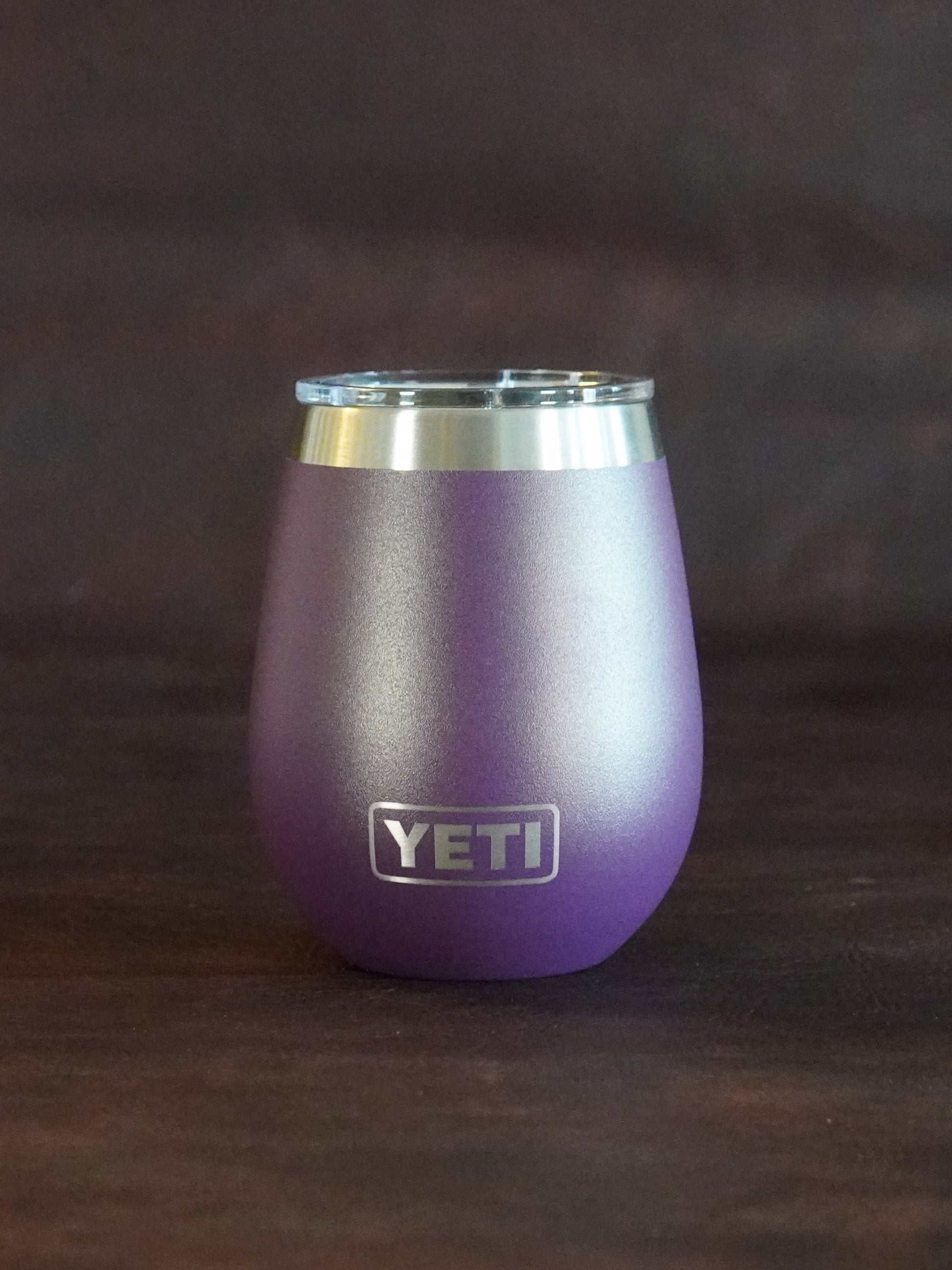 Nordic Purple Custom Engraved Yeti Rambler 10oz Wine Tumbler for Wedding Parties, Gifts or Special Occasions.