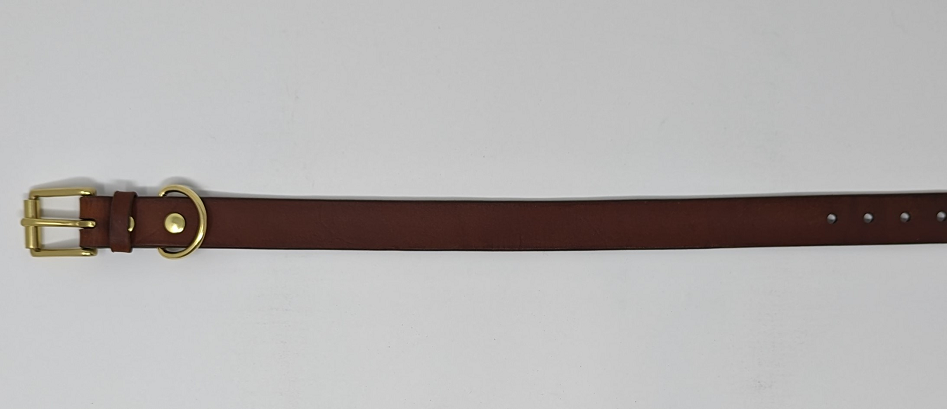 Custom Laser Engraved Leather Dog Collar