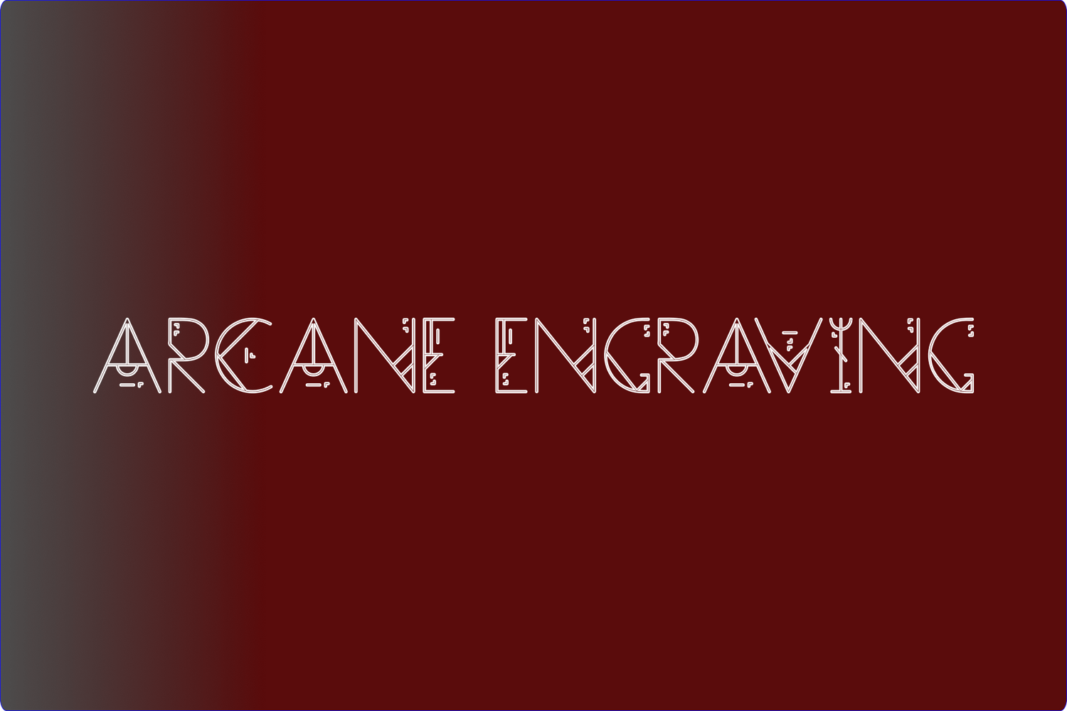Arcane Engraving LLC Logo Banner