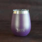 Nordic Purple Custom Engraved Yeti Rambler 10oz Wine Tumbler for Wedding Parties, Gifts or Special Occasions.