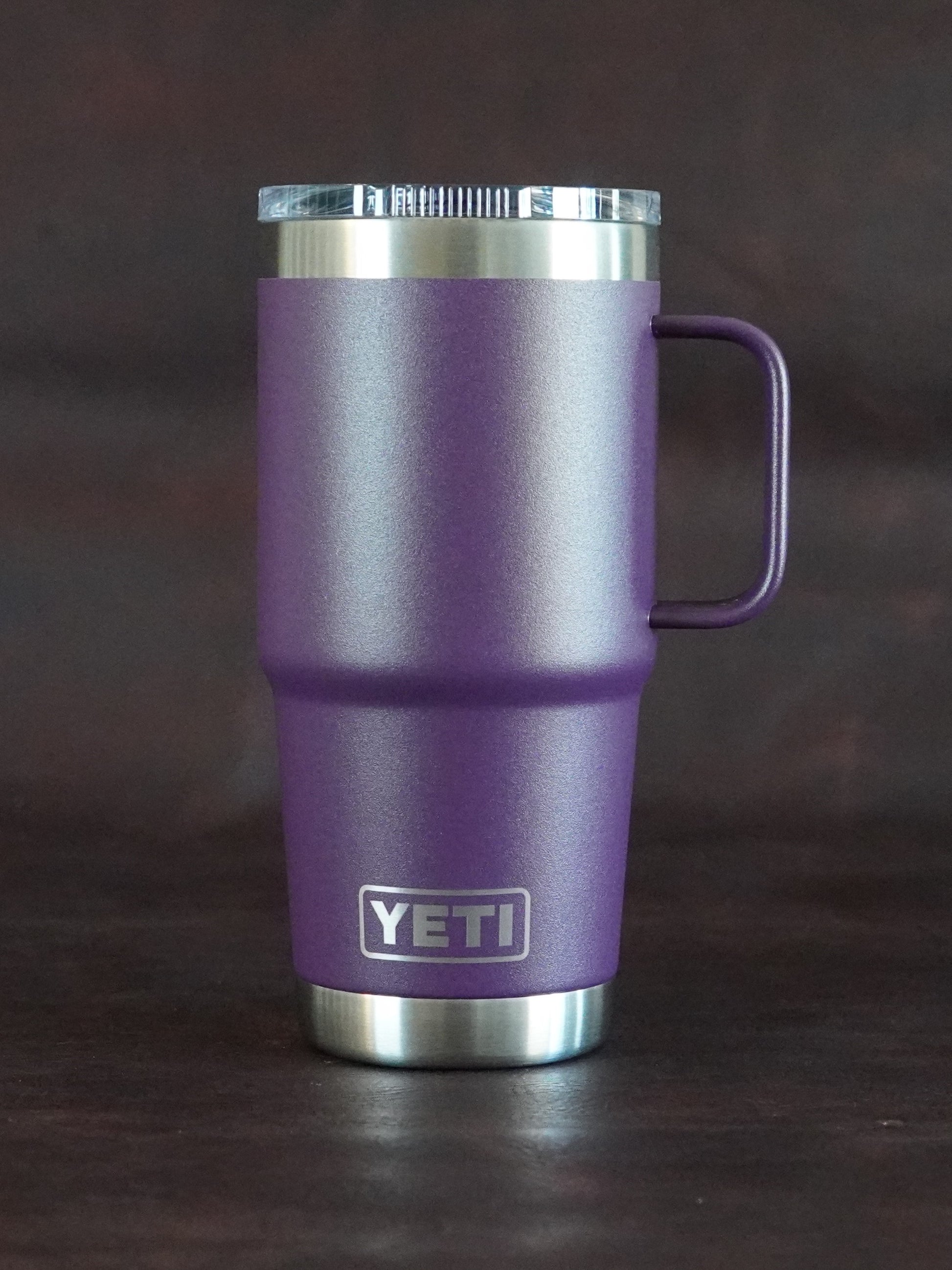 Customized Laser Engraved Yeti 20oz Rambler Travel Mug - Nordic Purple