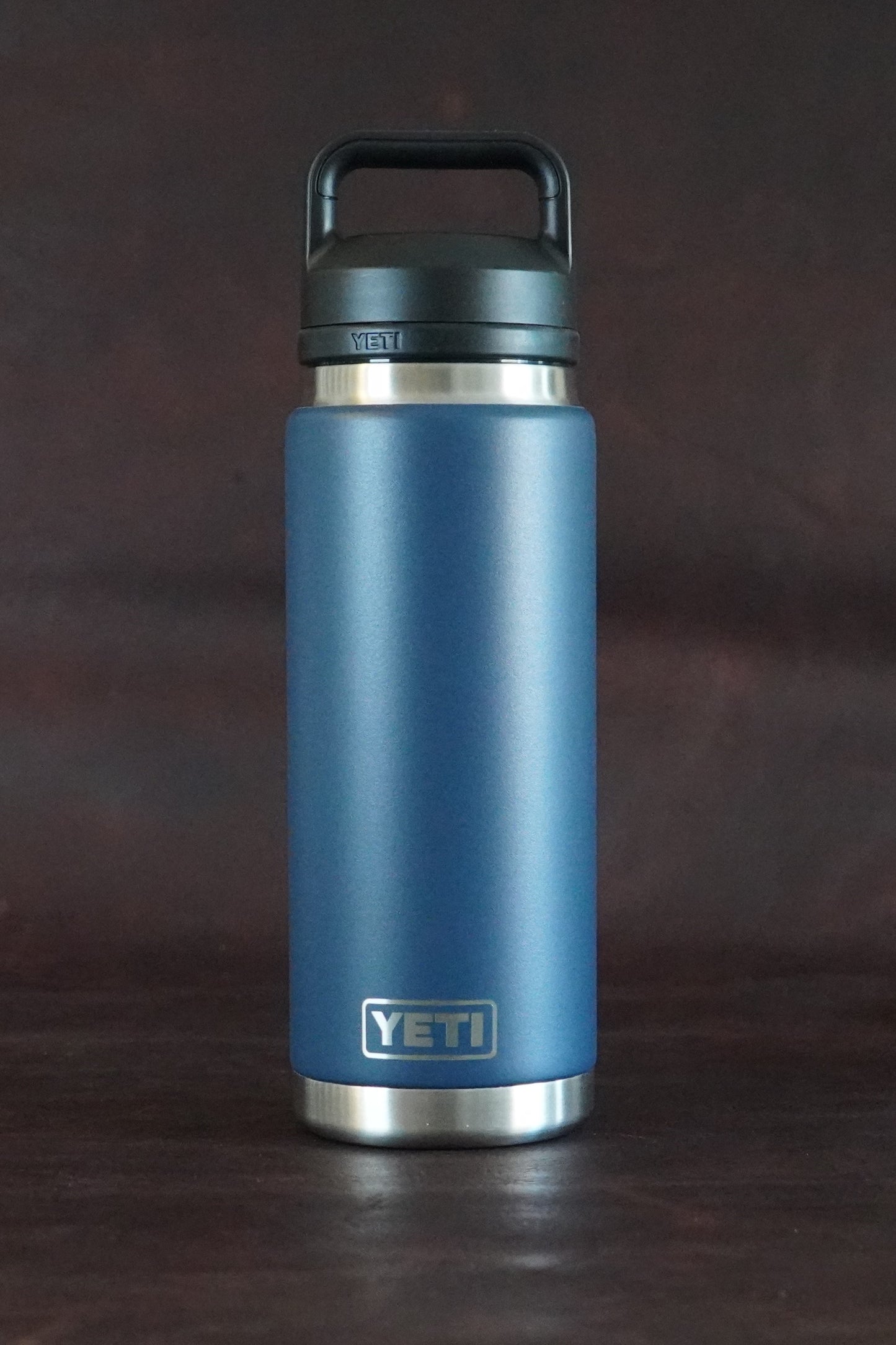 Custom Laser Engraved Yeti 26oz Rambler Water Bottles - Navy