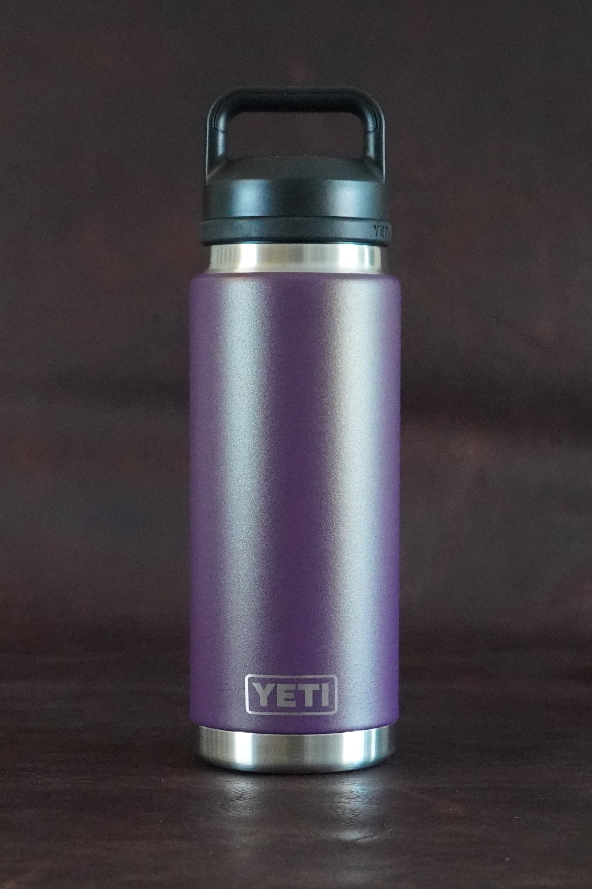 Custom Laser Engraved Yeti 26oz Rambler Water Bottles - Nordic Purple